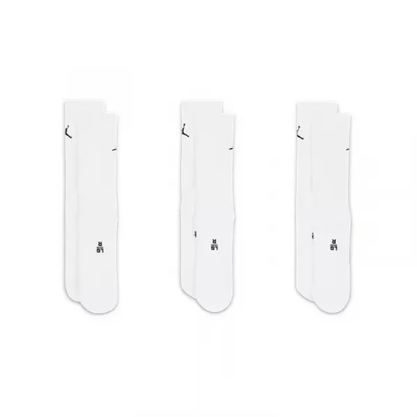 Pánske ponožky NIKE 3 PACK-Jordan Everyday Crew Socks (3 pairs) white white white