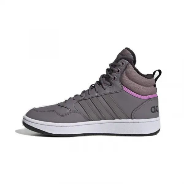Dámske členkové zimné topánky ADIDAS Hoops 3.0 Mid WTR tracy grey tracy grey wonder red