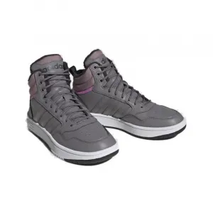Dámske členkové zimné topánky ADIDAS Hoops 3.0 Mid WTR tracy grey tracy grey wonder red