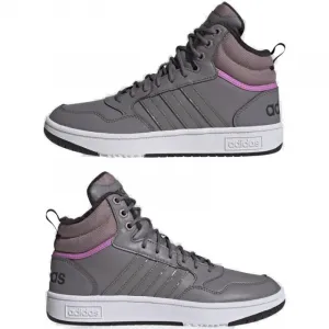 Dámske členkové zimné topánky ADIDAS Hoops 3.0 Mid WTR tracy grey tracy grey wonder red