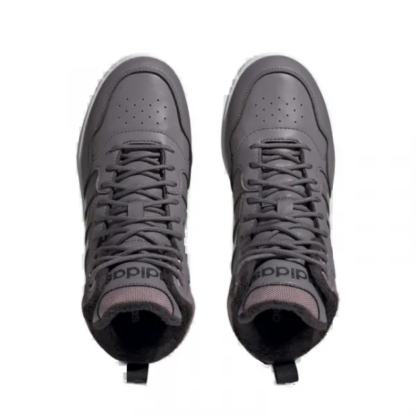 Dámske členkové zimné topánky ADIDAS Hoops 3.0 Mid WTR tracy grey tracy grey wonder red