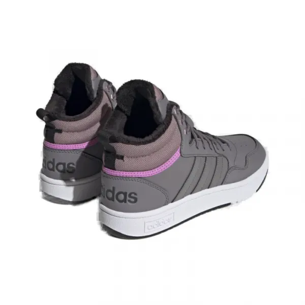 Dámske členkové zimné topánky ADIDAS Hoops 3.0 Mid WTR tracy grey tracy grey wonder red
