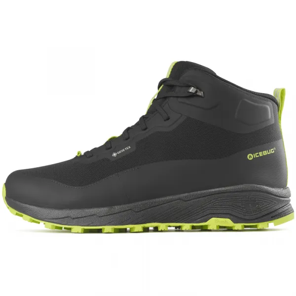 Pánske členkové zimné topánky ICEBUG Haze M Mid Biosole GTX black poison