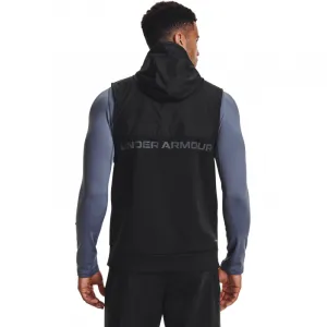 Pánska tréningová vesta UNDER ARMOUR UA AF Storm Hooded Vest-BLK