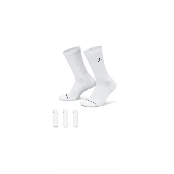 Pánske ponožky NIKE 3 PACK-Jordan Everyday Crew Socks (3 pairs) white white white