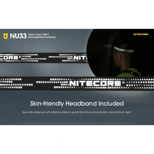 Čelovka NITECORE NU33