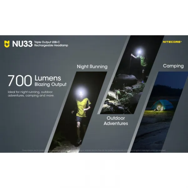Čelovka NITECORE NU33