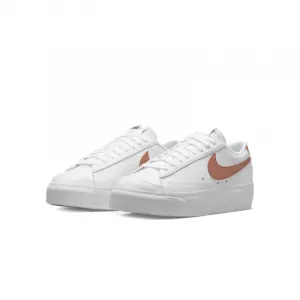Dámska vychádzková obuv NIKE Blazer Low Platform white black sail metallic copper
