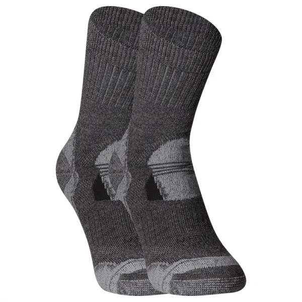 Turistické ponožky VOXX 1 PACK-MERINO Stabil CLIMAYARN-dark grey