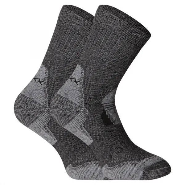 Turistické ponožky VOXX 1 PACK-MERINO Stabil CLIMAYARN-dark grey