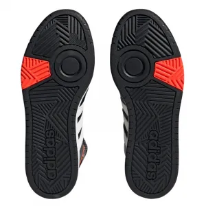 Pánska rekreačná obuv ADIDAS Hoops 3.0 Mid core black cloud white grey two