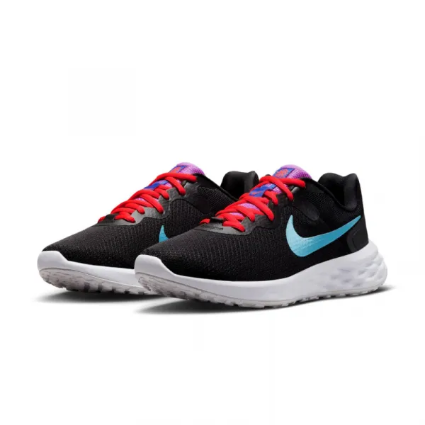 Dámska športová obuv (tréningová) NIKE Revolution 6 black baltic blue bright crimson