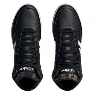 Pánska rekreačná obuv ADIDAS Hoops 3.0 Mid core black cloud white grey two