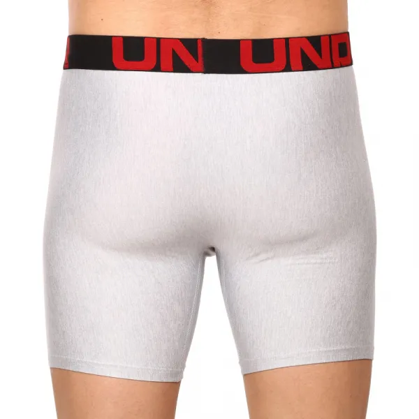 Pánske boxerky UNDER ARMOUR UA Tech 6in 2 Pack-GRY