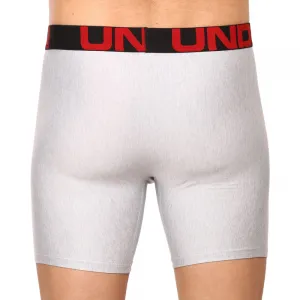 Pánske boxerky UNDER ARMOUR UA Tech 6in 2 Pack-GRY