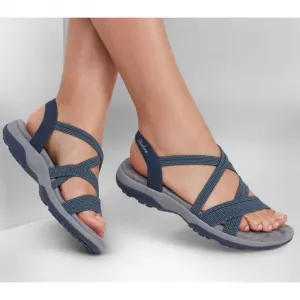 Dámske sandále SKECHERS Reggae Slim Turn It Up navy