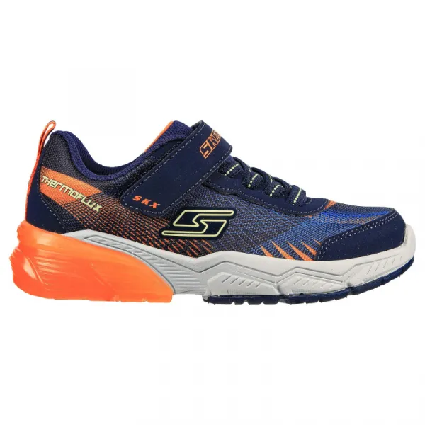 Chlapčenská rekreačná obuv SKECHERS Thermoflux 2.0 Kodron navy orange
