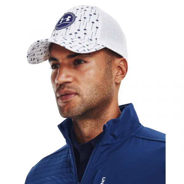 Šiltovka UNDER ARMOUR Iso-chill Driver Mesh-WHT