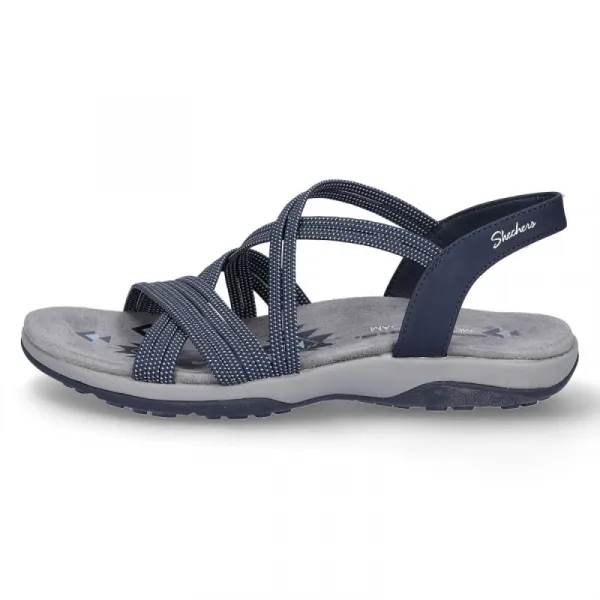 Dámske sandále SKECHERS Reggae Slim Turn It Up navy