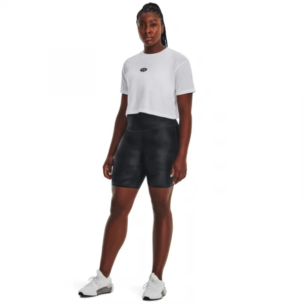 Dámske tréningové kraťasy UNDER ARMOUR Armour AOP Bike Short-BLK