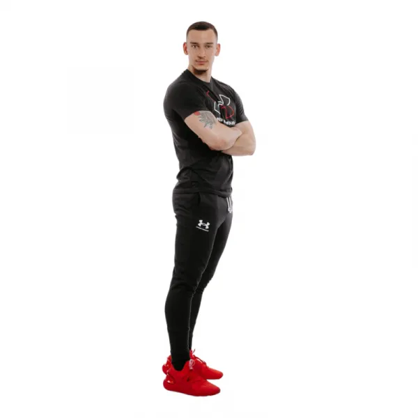 Pánske tričko s krátkym rukávom UNDER ARMOUR UA GL FOUNDATION UPDATE SS-BLK