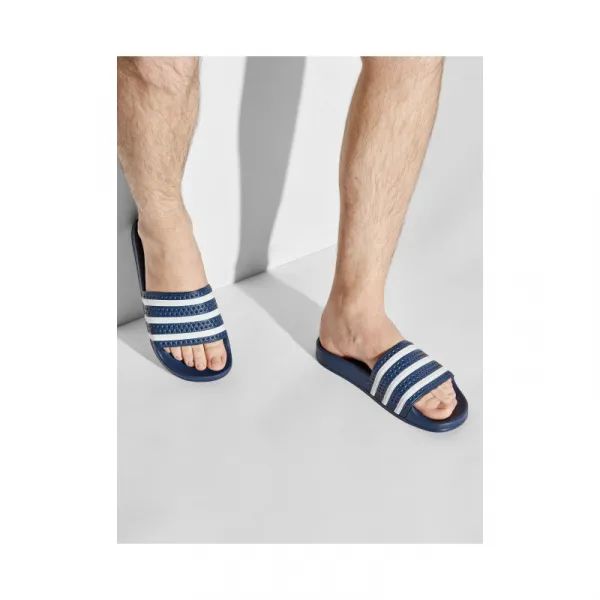 Pánske šlapky (plážová obuv) ADIDAS ORIGINALS Adilette adiblue white adiblue