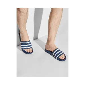 Pánske šlapky (plážová obuv) ADIDAS ORIGINALS Adilette adiblue white adiblue