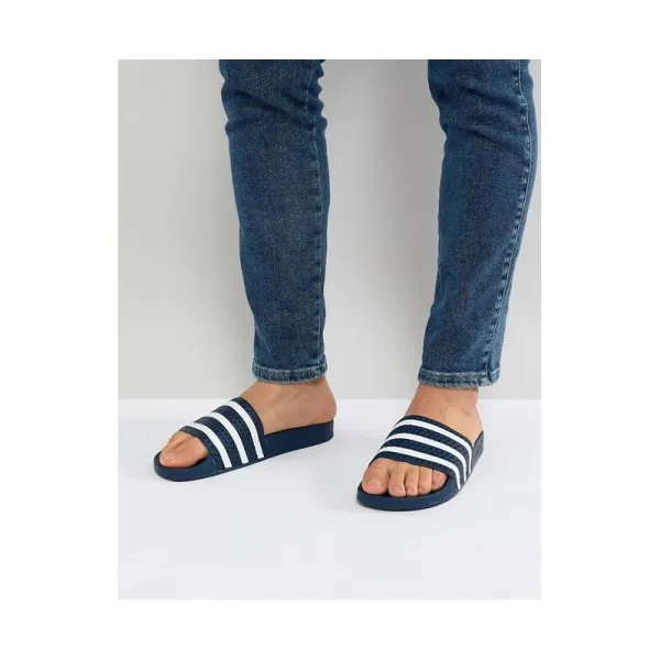Pánske šlapky (plážová obuv) ADIDAS ORIGINALS Adilette adiblue white adiblue