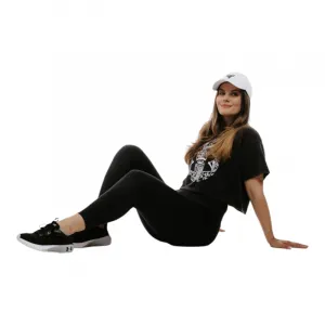 Dámske tričko s krátkym rukávom UNDER ARMOUR UA HW Dusk to Dawn Crop SS-BLK