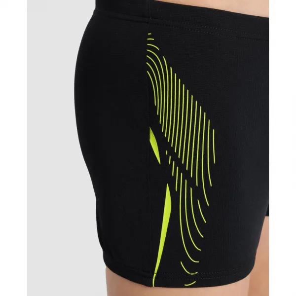 Juniorské plavecké boxerky ARENA BOYS SWIM SHORT GRAPHIC Black