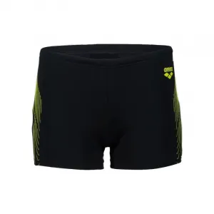 Juniorské plavecké boxerky ARENA BOYS SWIM SHORT GRAPHIC Black