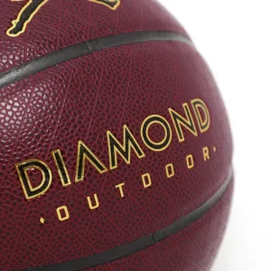 Nike JORDAN DIAMOND OUTDOOR 8P DEFLATED Basketbalová lopta, červená, veľkosť