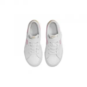 Dievčenská rekreačná obuv NIKE Court Legacy Ks white pink foam honeydew