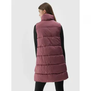 Dámska vesta 4F VEST-AW23TVESF076-53S-DARK PINK