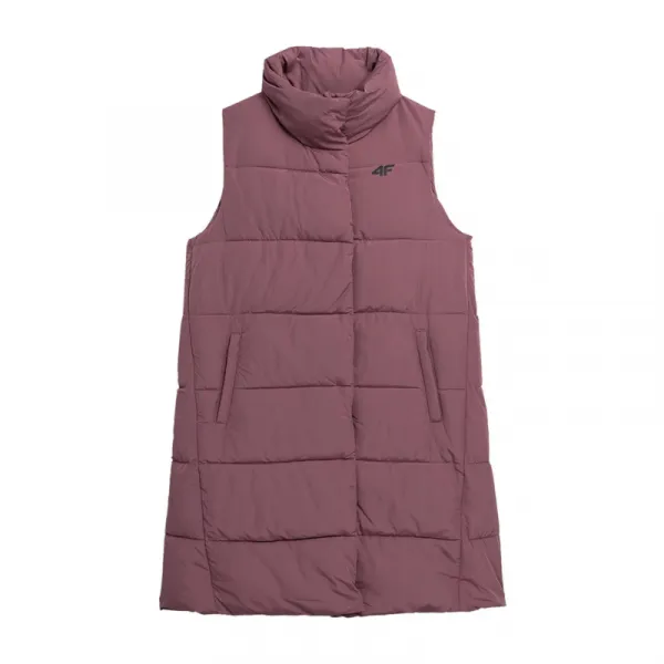 Dámska vesta 4F VEST-AW23TVESF076-53S-DARK PINK