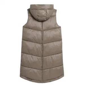 Dámska vesta 4F VEST-AW23TVESF074-82S-LIGHT BROWN