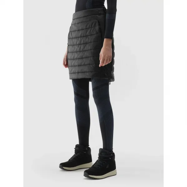 Dámska turistická sukňa 4F SKIRT FNK-AW23TFSKF008-21S-BLACK