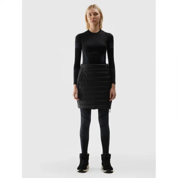 Dámska turistická sukňa 4F SKIRT FNK-AW23TFSKF008-21S-BLACK