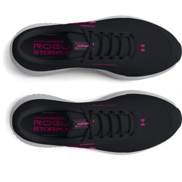 Dámska bežecká obuv UNDER ARMOUR UA W Charged Rogue 3 Storm black jet gray rebel pink