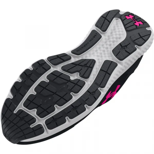 Dámska bežecká obuv UNDER ARMOUR UA W Charged Rogue 3 Storm black jet gray rebel pink
