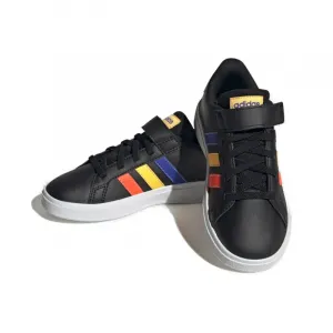 Chlapčenská rekreačná obuv ADIDAS GRAND COURT 2.0 EL CBLACK LUCBLU COUGRN