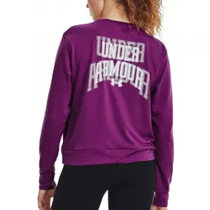 Dámska mikina UNDER ARMOUR UA Rival Terry Graphic Crew-PPL