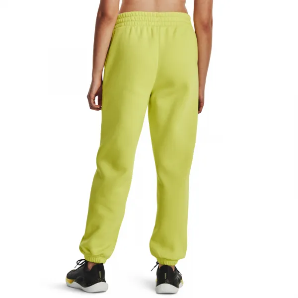 Dámske tepláky UNDER ARMOUR Essential Fleece Joggers-YLW