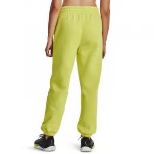 Dámske tepláky UNDER ARMOUR Essential Fleece Joggers-YLW