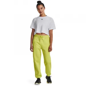 Dámske tepláky UNDER ARMOUR Essential Fleece Joggers-YLW