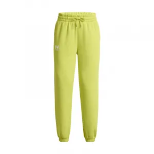 Dámske tepláky UNDER ARMOUR Essential Fleece Joggers-YLW