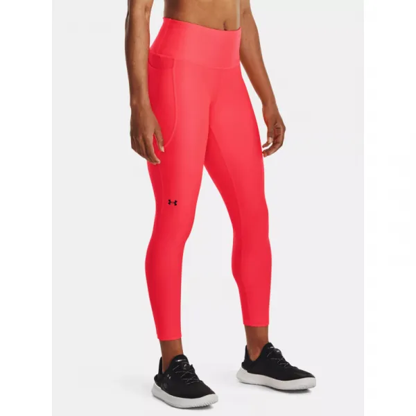 Dámske legíny UNDER ARMOUR Armour Hi Ankle Leg-RED