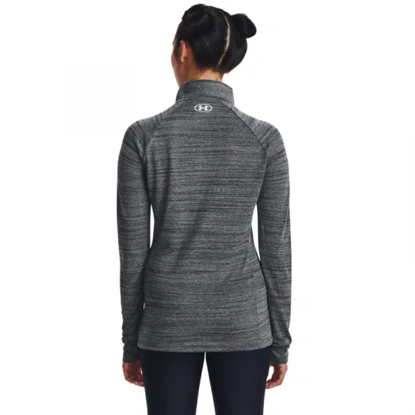 Dámska tréningová mikina s 1 2 zipsom UNDER ARMOUR Evolved Core Tech A1 Zip -BLK