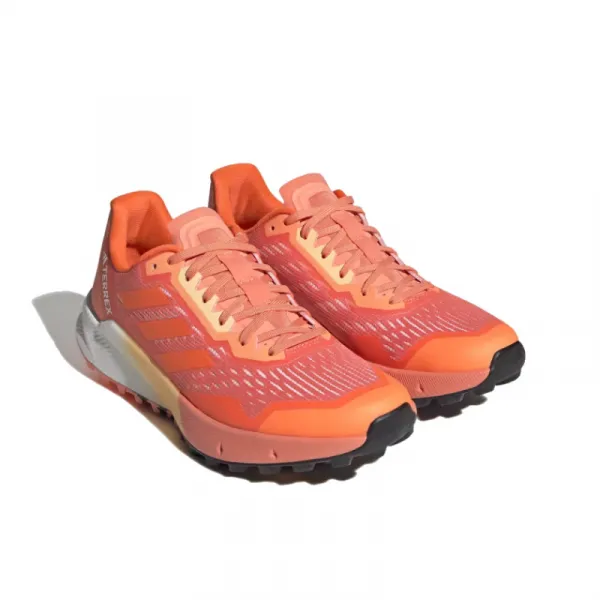 Dámska bežecká trailová obuv ADIDAS Terrex Agravic Flow 2.0 coral fusion impact orange white