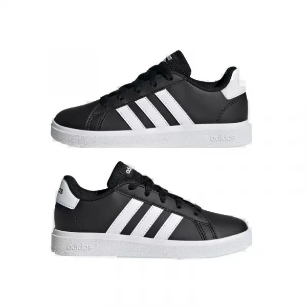 Juniorská rekreačná obuv ADIDAS Grand Court 2.0 core black cloud white core black